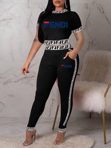 fendi 2 piece pants set